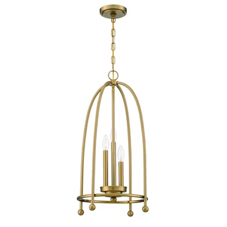 Eurofase Paget Transitional LED Chandelier, 3-Light, 980 Lumens, Gold 37988-017